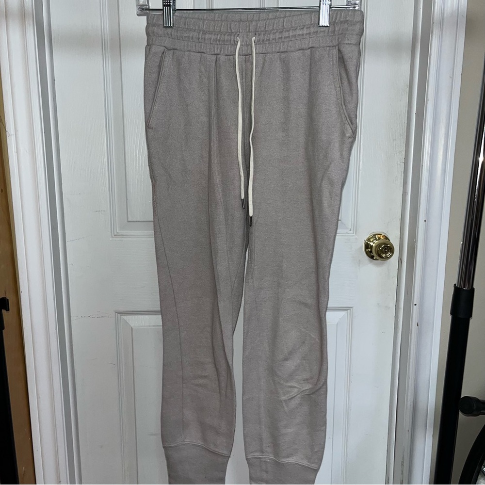 Wilfred mauve/grey skinny joggers